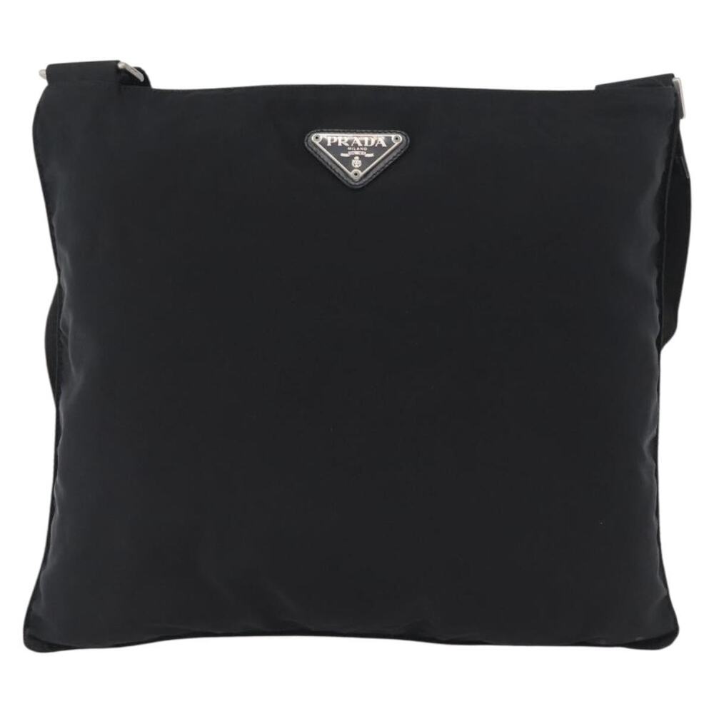 Prada Nylon Shoulder Bag Black